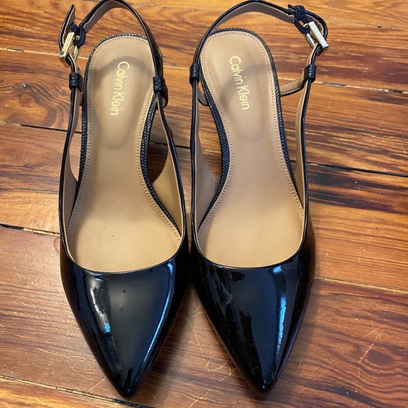 Patsi patent leather sling back heels - Picture 5 of 6